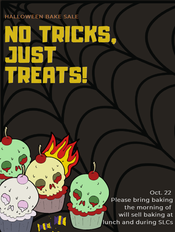 Halloween Bake Sale!