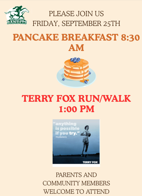 Pancake Breakfast/Terry Fox Walk